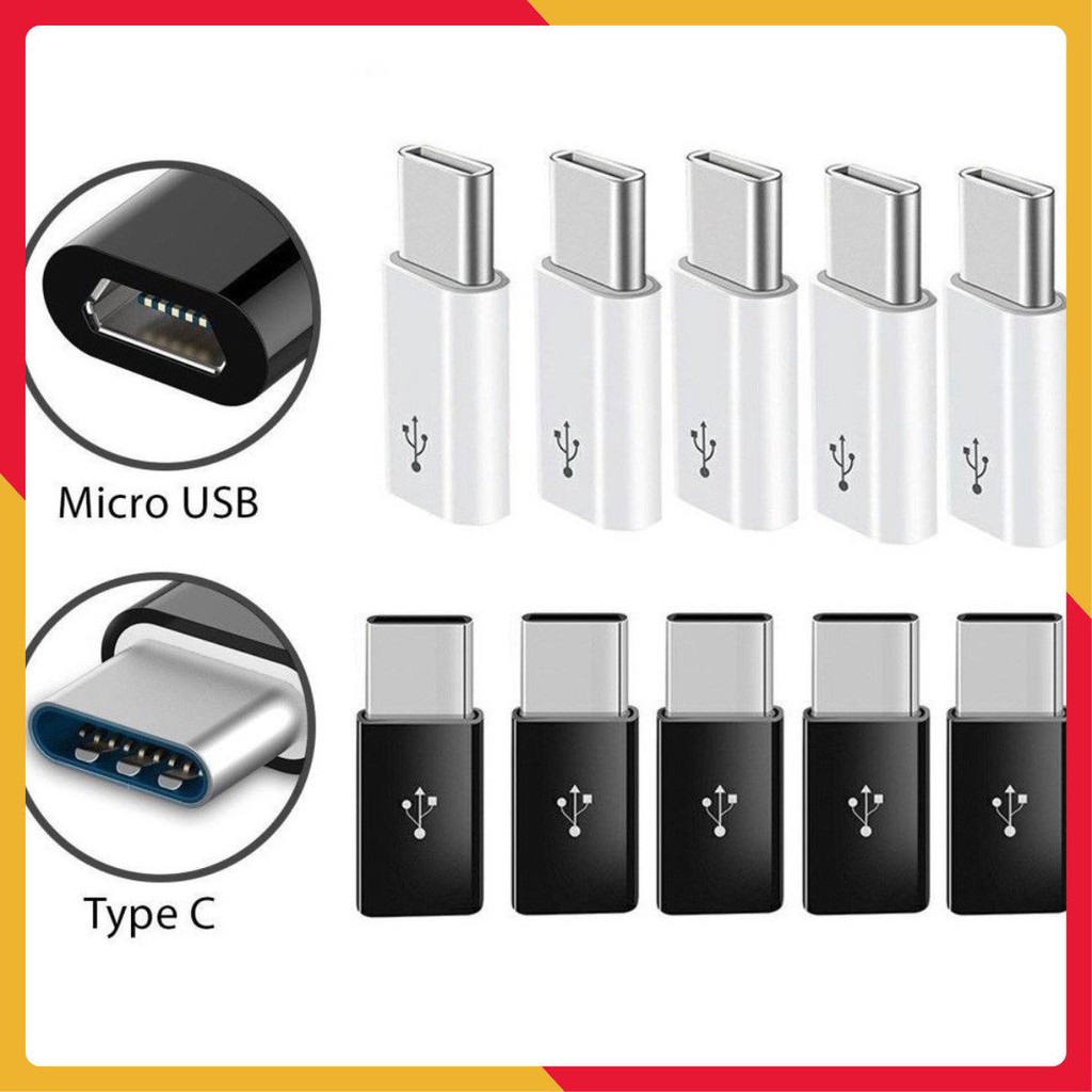 Giắc chuyển đổi cổng cắm micro USB sang đầu cắm USB 3.0 type-C tiện dụng