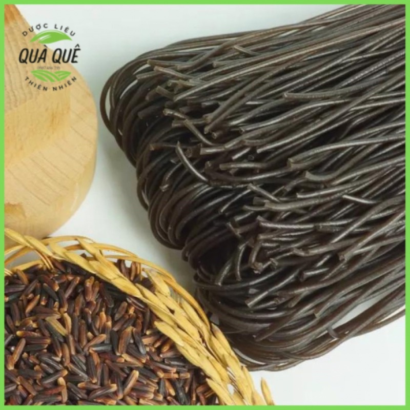 Bún Lứt Đen Ăn Kiêng - Giảm Cân - Thực Dưỡng - Ăn Chay - Tiểu Đường - Trào Ngược - Gói 500gr