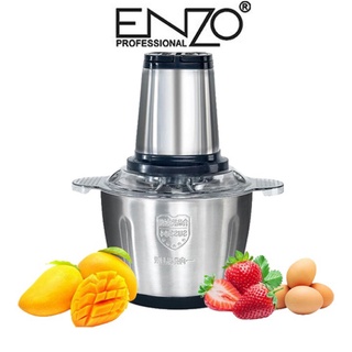 Máy xay thịt cối inox 4 lưỡi đa năng, máy xay thực phẩm cho bé ăn dậm đa năng 2 lít công suất lớn