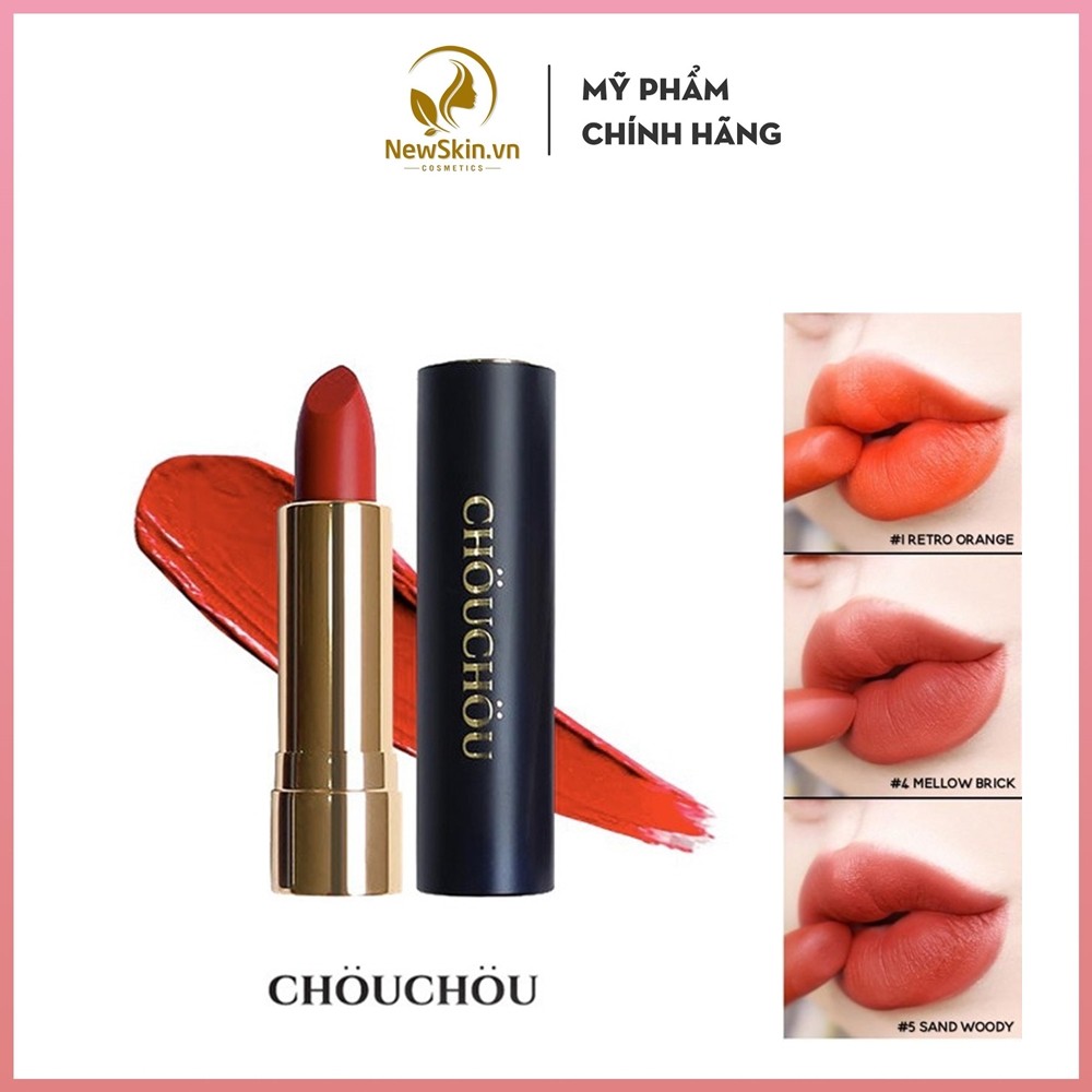 Son lì Chou Chou mạ vàng Premium Matte 14k Gold Edition