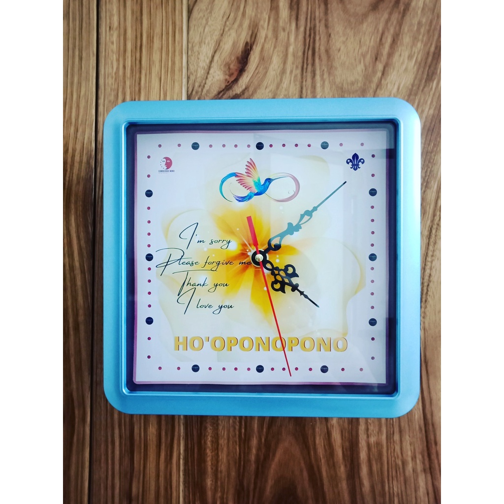 Đồng hồ treo tường thanh tẩy Ho'oponopono (Ho'oponopono Wall Clock) 25cm