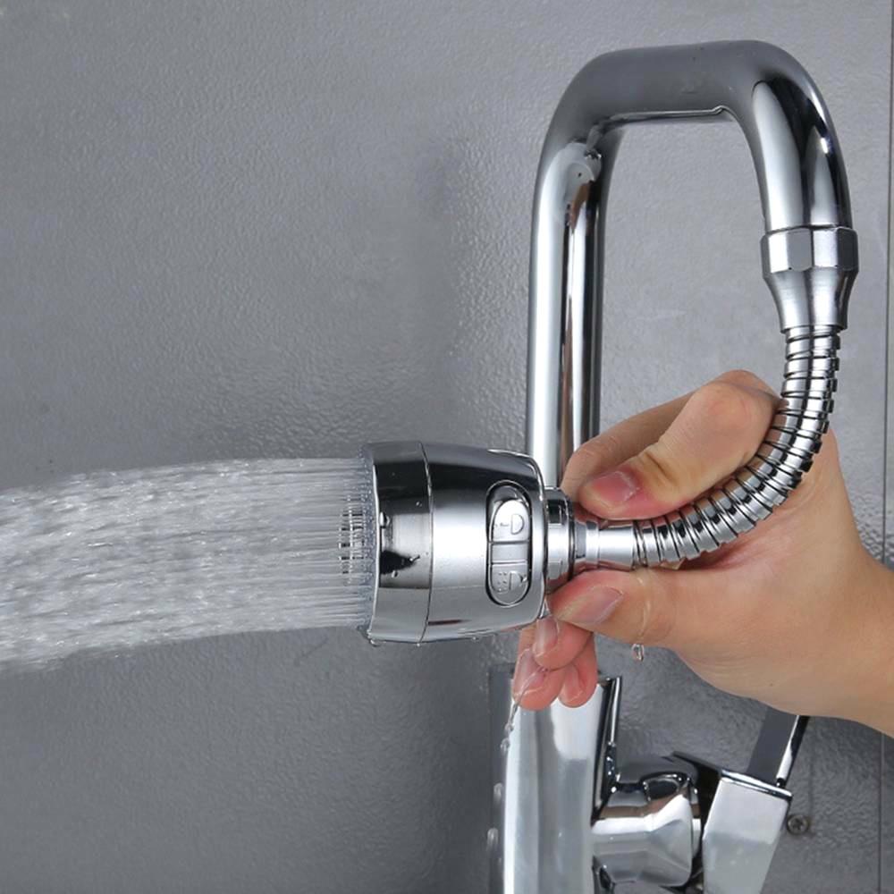 Đầu Nối Vòi Nước Bồn Rửa Chén 2 Chế Độ Bằng Nhựa ABS