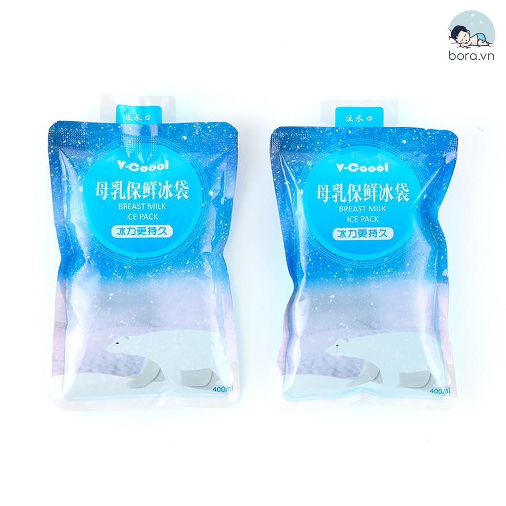 Túi đá khô giữ lạnh sữa V-coool 400ml