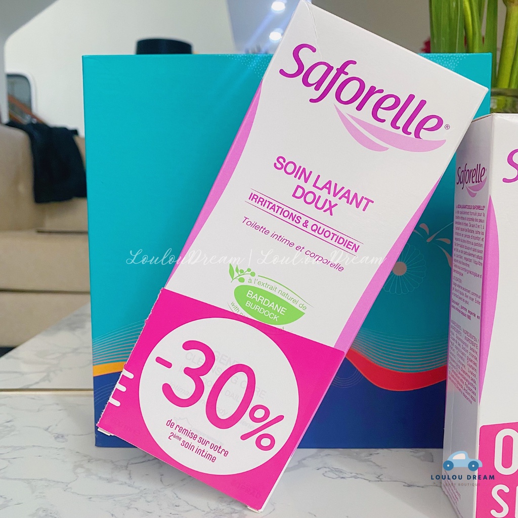 Dung dịch vệ sinh phụ nữ Saforelle Pháp 250ml, 500ml chăm sóc da dịu nhẹ