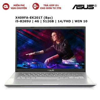 Laptop asus x409fa-ek201t i5-8265u | 4g | 512gb | 14/fhd | win 10