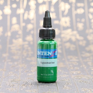 Mực tập xăm intenze màu xanh aquamarine 30ml