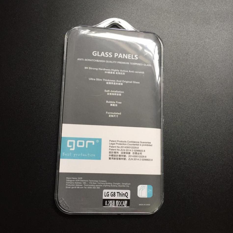 Bộ 2 kính cường lực cho LG G8 /G8X/G7 / V30/ V40/ V50/ V60 Thin Q - trong suốt chính hãng Gor (2 miếng)