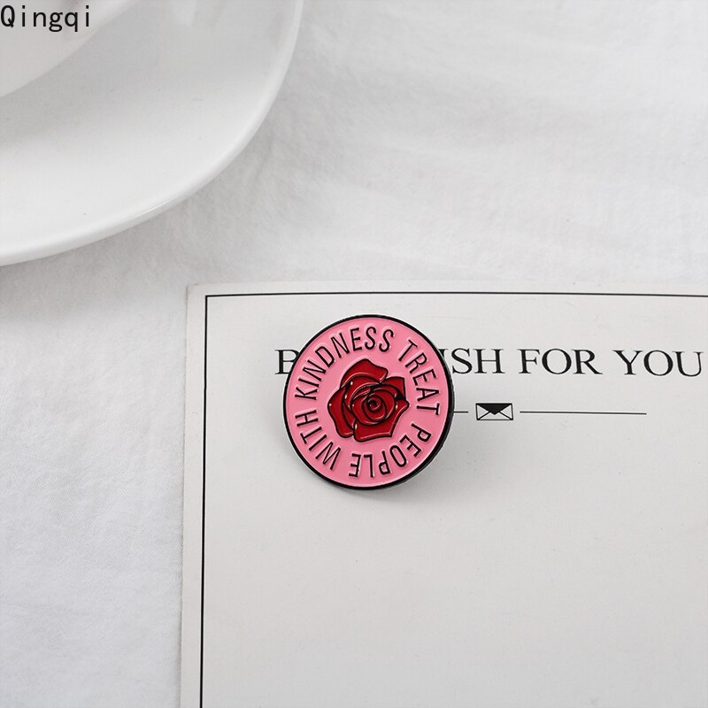 Ghim cài áo MISS ZOE hình tròn phối hoa thời trang cho nữ