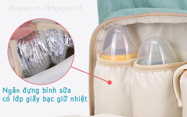 Balô bỉm sữa chính hảng sale còn 295