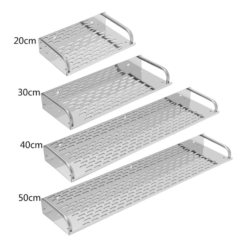 Giá Đựng Đồ Dùng Một Tầng Bằng Thép Không Gỉ Gắn Tường Cho Nhà Bếp Nhà Tắm