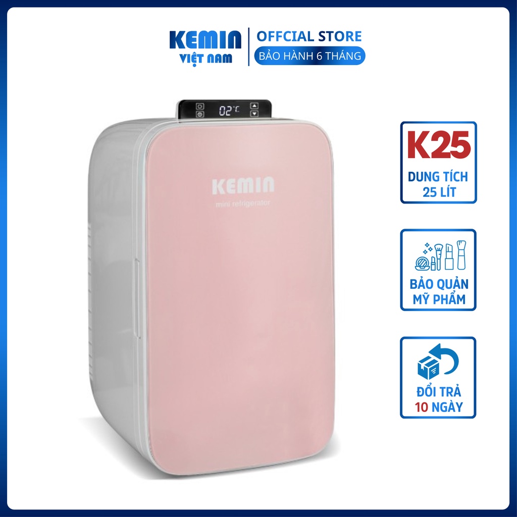 Tủ lạnh mini Kemin K10 - 10L Dùng ở nhà và ô tô làm nóng lạnh 2 chiều Bảo hành 6 tháng