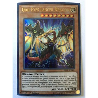 Bài Yugioh - Odd Eyes Lancer Dragon (Ultra Rare)