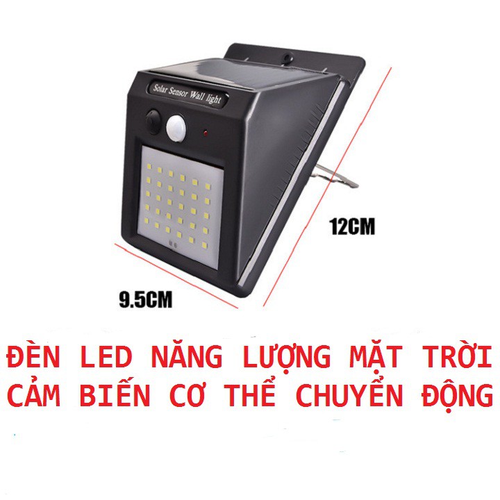 Đèn năng lượng mặt trời sân vườn, cảm ứng chuyển động, chống nước