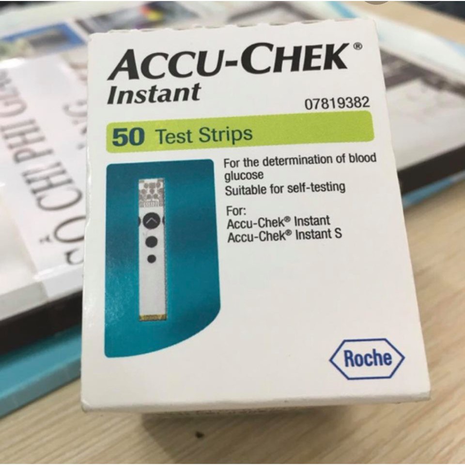 Que thử đường huyết ACCU - CHEK INSTANT HỘP 25 VÀ 50 QUE