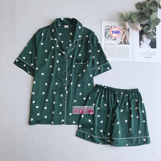 Pijama Lụa Cộc Tay Cao Cấp Y40