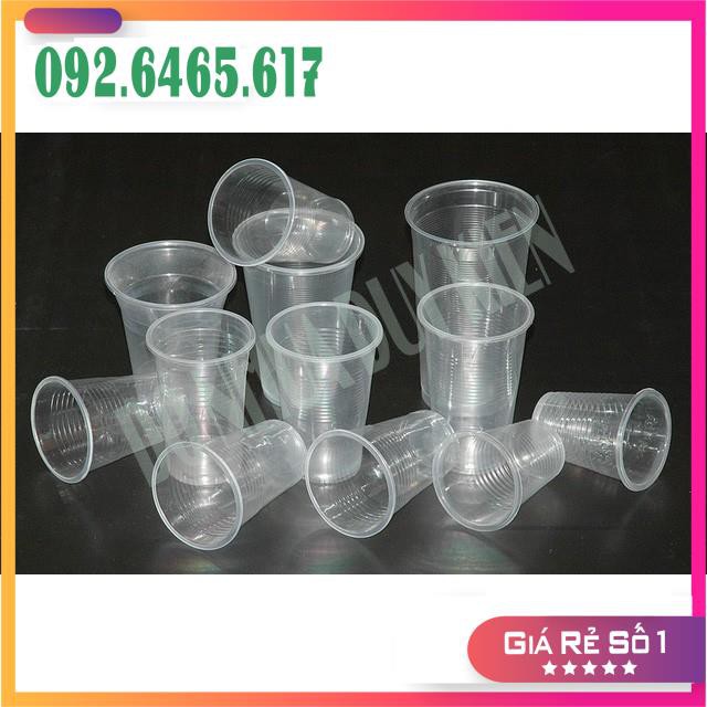 [NOWSHIP] 50 Cốc Nhựa PP 400ml - 500ml - 700ml Dùng 1 Lần Có Nắp Loại Đẹp - Đựng Đồ Uống - Có Thể Dùng Được Màng Ép Ly