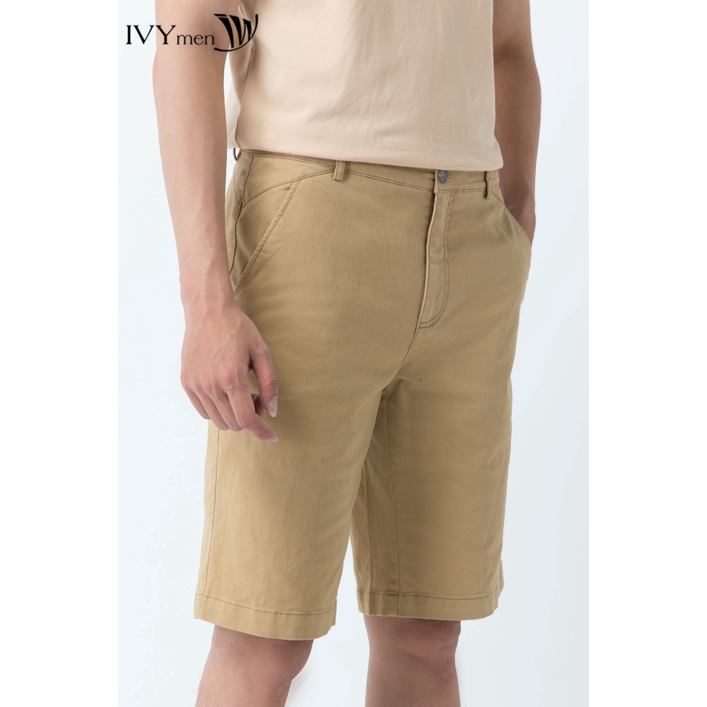 Quần lửng nam Khaki IVY moda MS 21E3014