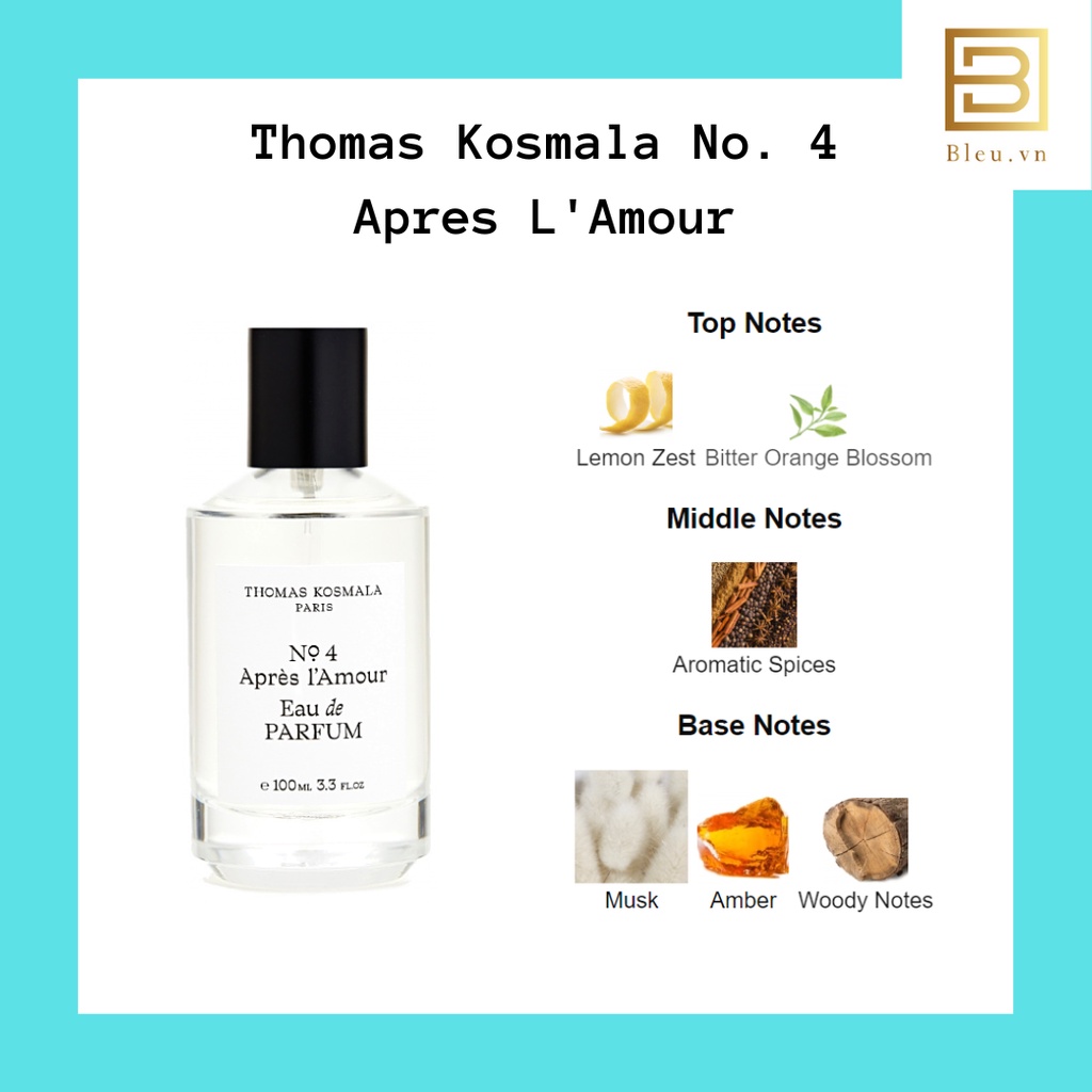 Mẫu dùng thử nước hoa Thomas Kosmala No.4 Apres L'Amour - Thomas Kosmala No.8 Tonic Vert