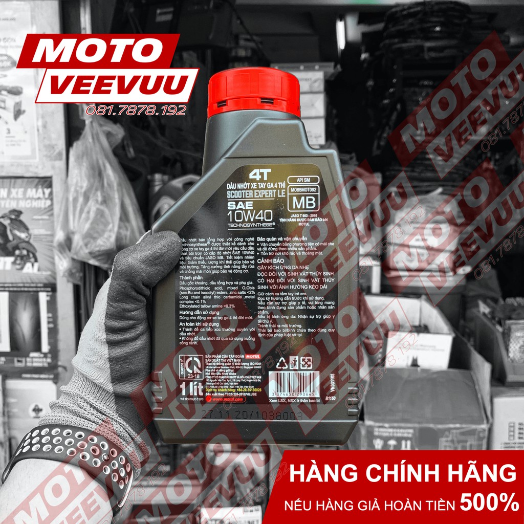 Nhớt Motul Scooter Expert LE 10W40 1L