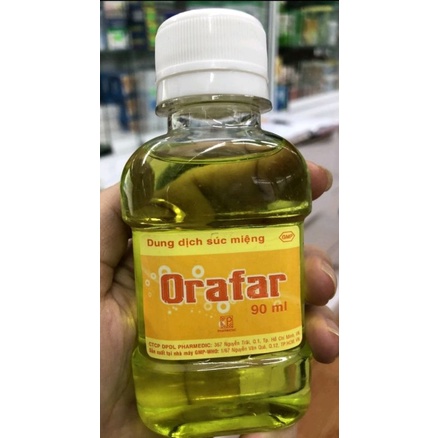 Dung dịch súc miệng Orafar 90ml – Giúp răng lợi khỏe mạnh, ngừa sâu răng, hôi miệng, viêm chân răng