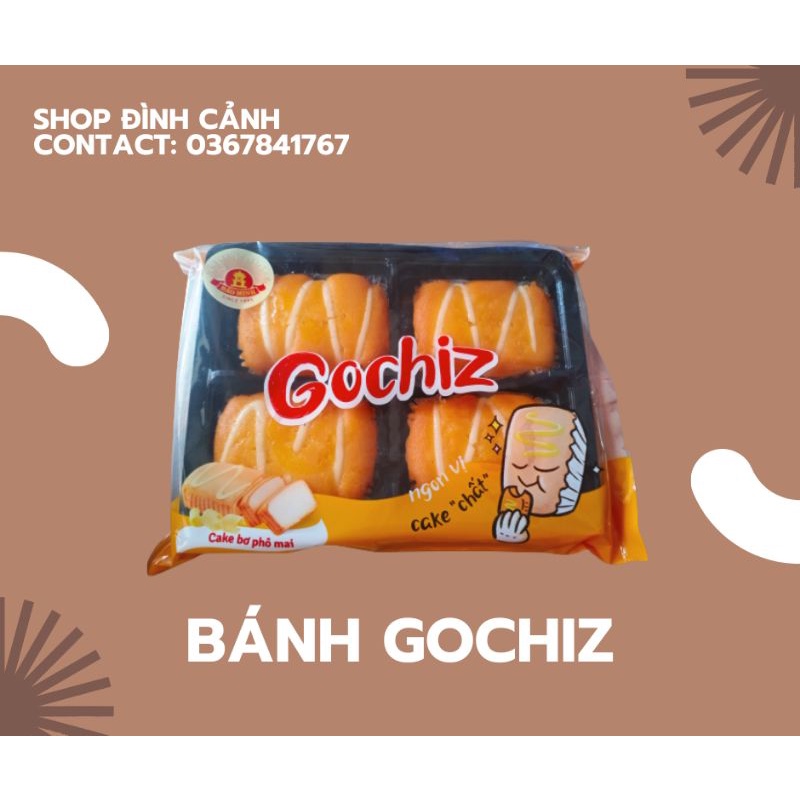 Bánh bông lan Gochiz cake bơ phô mai Bảo Minh 140g