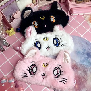 Bịt mắt che mắt ngủ kính ngủ dáng mèo mắt to