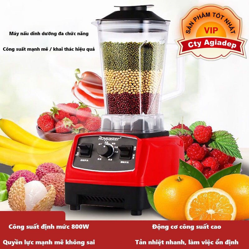 Máy Xay Công Nghiệp Máy say sinh tố đa chức năng, thích hợp để dễ dàng làm rau, trái cây, sinh tố và sữa