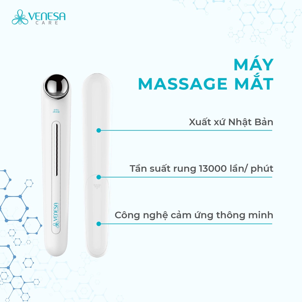 Máy massage nâng cơ mắt cao cấp, giảm bọng mắt, quầng thâm và nếp nhắn quanh mắt thương hiệu VENESA