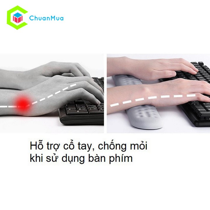 Bộ Lót Chuột và Đệm Kê Tay Gõ Phím Hỗ Trợ Cổ Tay Chống Mỏi | Mouse Pads and Typing Pads Wrist Support Wrist