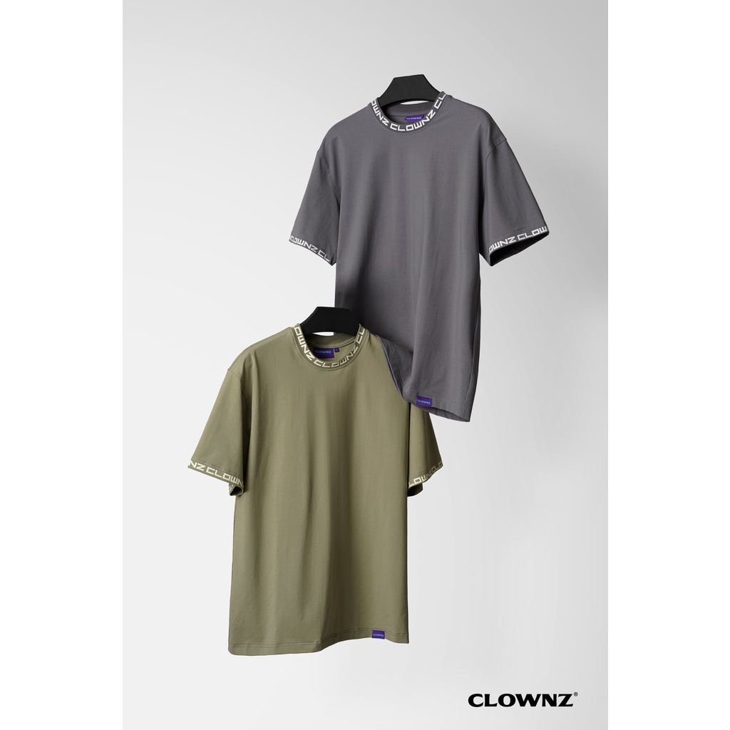 Áo thun tay lỡ local brand Clownz Basic V3 nhiều màu, phông trơn cổ tròn form rộng, cotton, unisex nam nữ