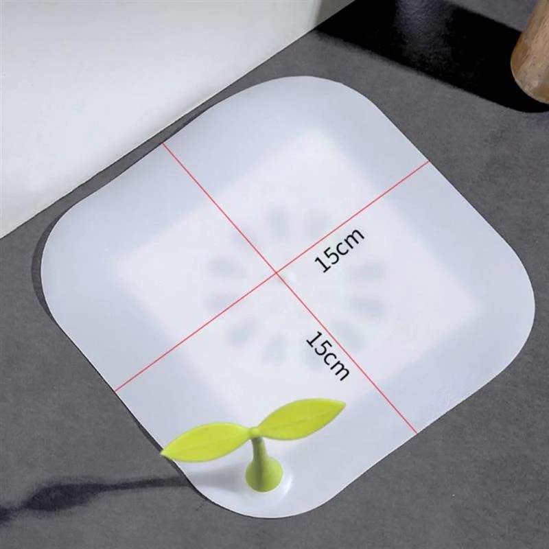 Tấm silicone hình cây đậu chống nghẹt lỗ thoát nước phòng tắm / nhà bếp