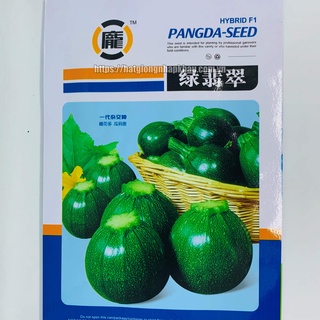 Hạt giống bí ngòi tròn xanh đậm