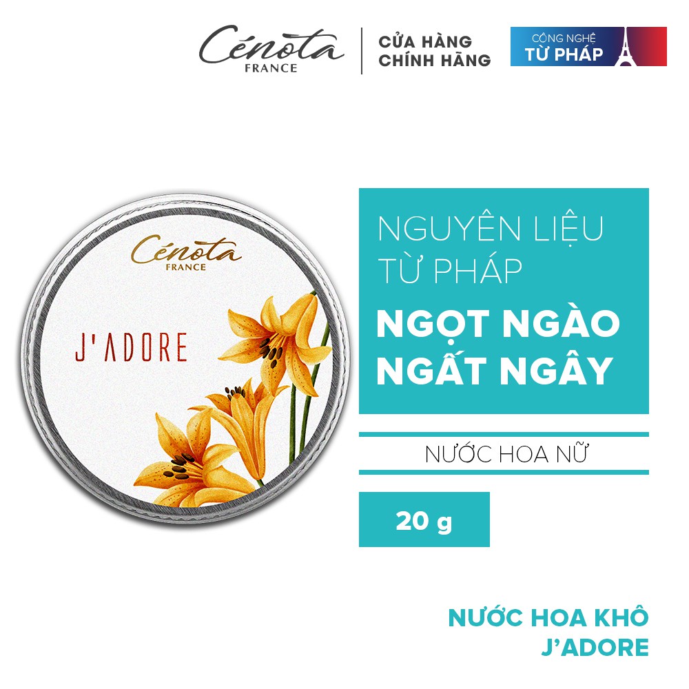 Nước hoa khô Cenota Je T’ Adore 15g