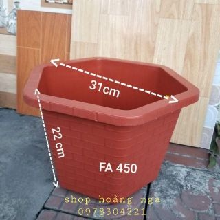 Set 5 chiếc chậu trồng cây fa450