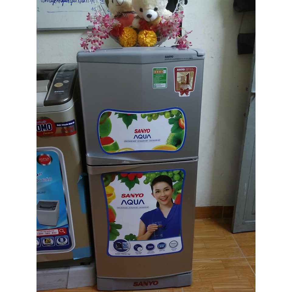 Thanh lí 20 Tủ lạnh Sanyo Aqua 123l KO ĐÓNG TUYẾT QUA SỬ DỤNG TẠI TP HCM (KHÔNG SHIP TỈNH)