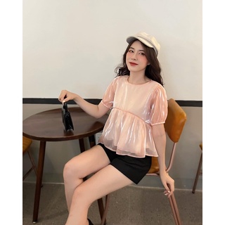 ÁO BABYDOLL CỘT NƠ LƯNG