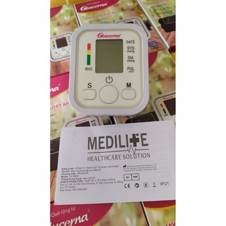 Máy đo huyết áp cao cấp medilife glucena