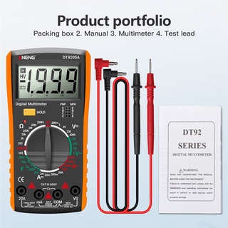 Đồng hồ vạn năng dt9205a đồng hồ vạn năng thông minh màn hình kỹ thuật số độ chính xác cao