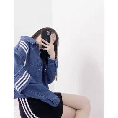 Jennie blackpink Áo Khoác Jeans Thời Trang Dành Cho Nữ