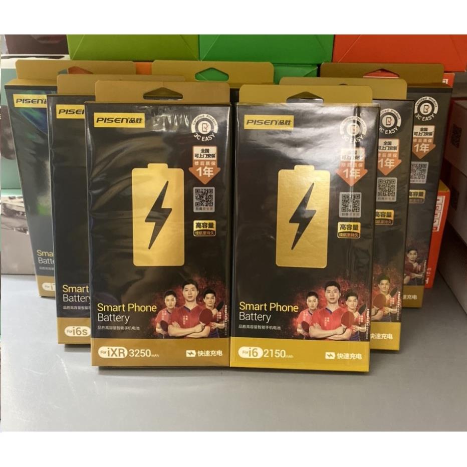 💥Pin pisen ĐT táo siêu cao,siêu cao 6 6s 6p 6sp 7 7p 8 8p x- xsmax Bảo hành 1 năm tặng kèm bộ tua vít tự thay thế.