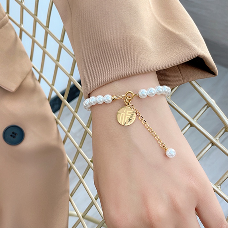 [FreeShip] Lắc tay vòng tay nữ titan chuỗi hạt H9-209 - CAM KẾT KHÔNG BAY MÀU