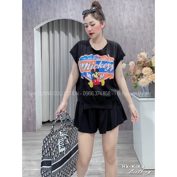 Sét quần giả váy - Sét bộ miky