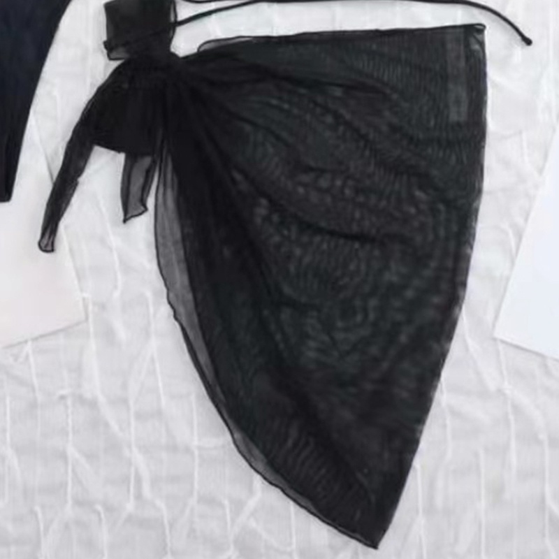 Bộ Đồ Bơi Bikini 3 Mảnh Màu Sắc Trơn Phong Cách Thời Trang Dành Cho Nữ