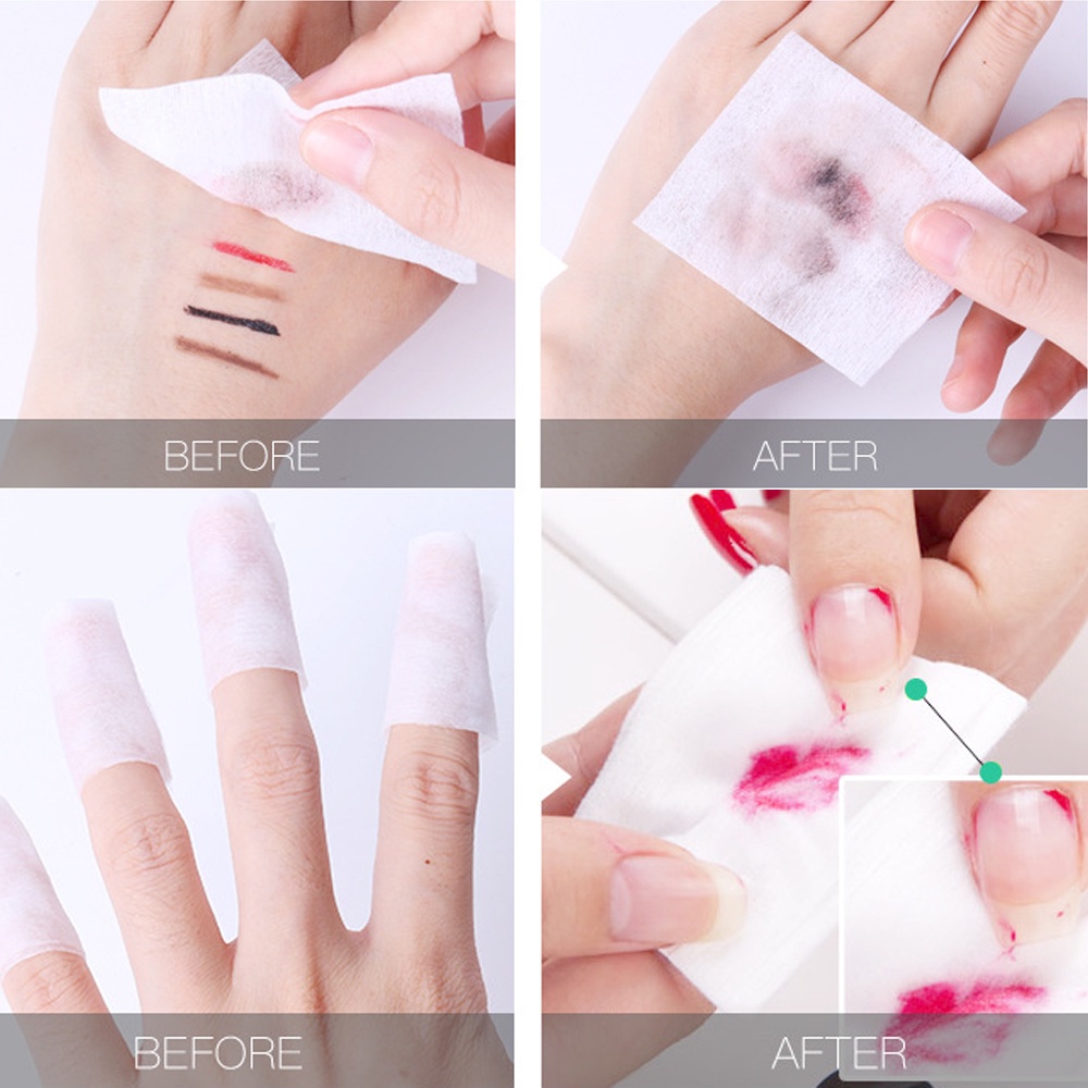 [Hàng mới về] Bộ 40-200 miếng bông tẩy trang dùng một lần hiệu quả tiện dụng