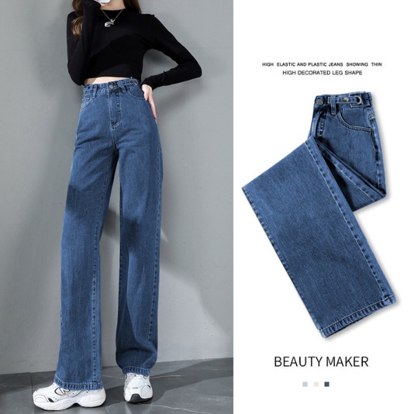 Quần jean ống rộng- Quần jean nữ đẹp- Chất liệu quần jean denim siêu đẹp