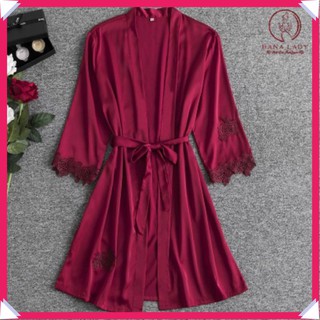 Áo choàng lụa ngủ cao cấp