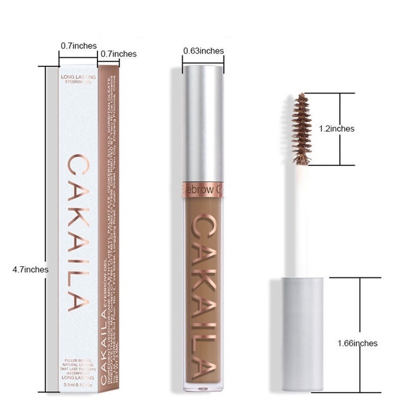 Kem Nhuộm Lông Mày CAKAILA 5 Màu Tùy Chọn Tự Nhiên Kháng Nước Lâu Trôi Nhanh Khô
