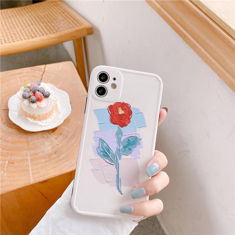 Ốp lưng iphone imd new hoa hồng 5/5s/6/6plus/6s/6splus/7/7plus/8/8plus/x/xr/xs/11/12/pro/max/plus/promax -Awifi Q3-5 | BigBuy360 - bigbuy360.vn