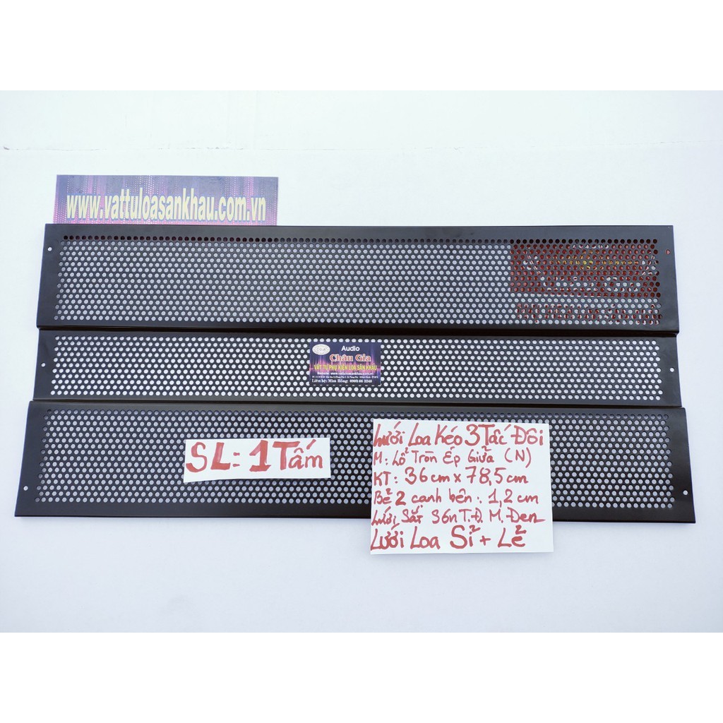 Lưới loa kéo 3 tấc 36cm 78.5cm -Ni 1 tấm Audio Châu Gia