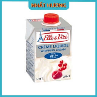 Kem Tươi Làm Bánh Elle vire 200ml